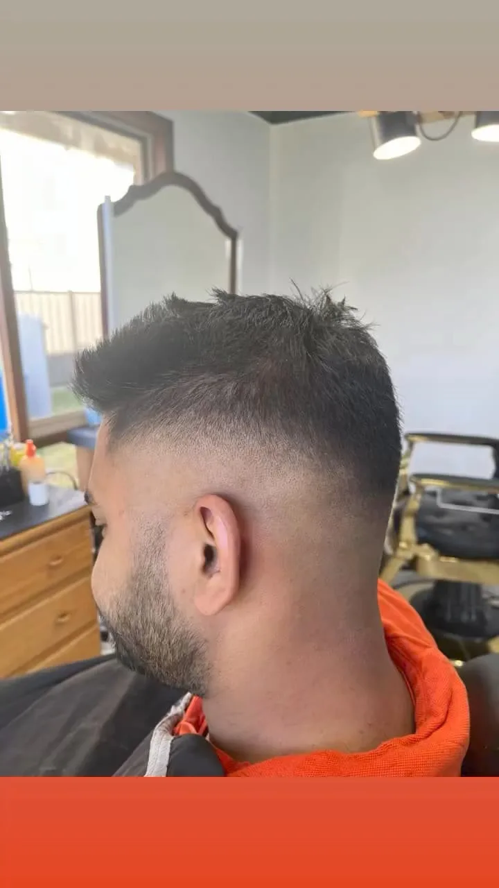 Burst taper fade with beard — GKF Barber Camberwell